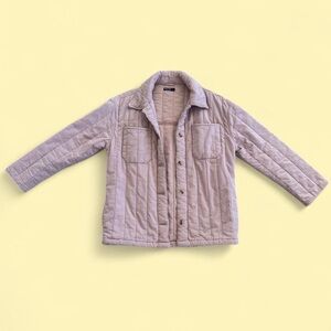 Free People Quilted Puffer Jacket - Light Pink